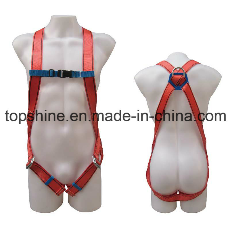 Good Quality Professional Industrial Polyester Adjustable Full-Body Harness Safety Belt