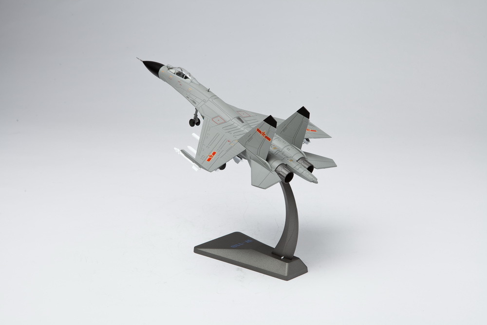 13 Inches Scale 1: 72 Die-Cast Alloy J-11b Fighter Jet Model High Authentic Simulation Airplane Model Professional Aircraft Manufacturer