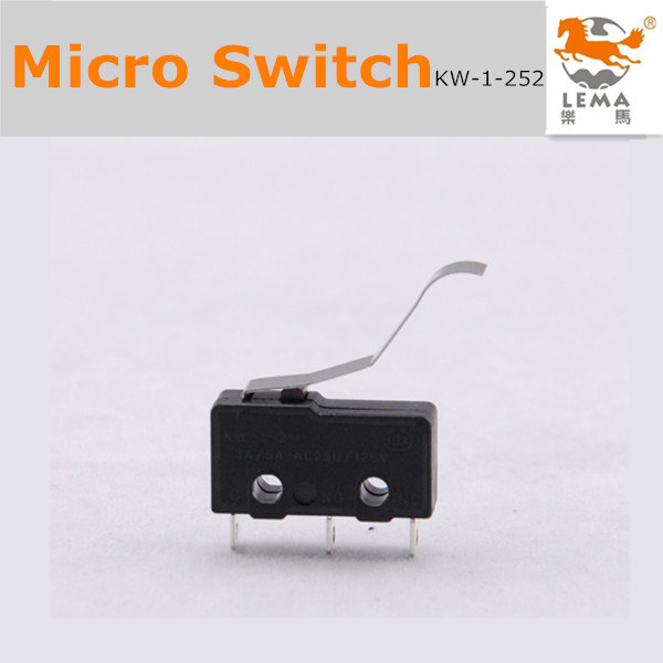 3A 250VAC Electric Tiny Micro Switch Kw-1-252