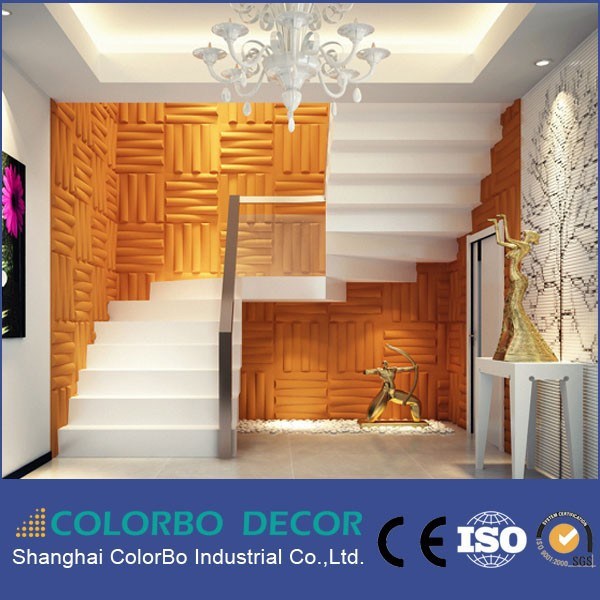 Wall Decoration 3D Board Wooden Wave Plate Wooden Wall Panels