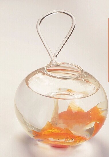 Creative Desktop Glass Fish Bowl. Fish Tank,