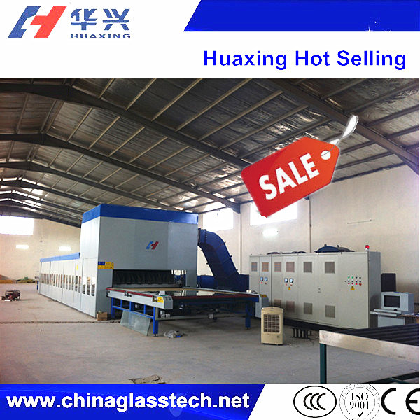 CE Standard Double Direction Building Glass Bending Tempering Furnace