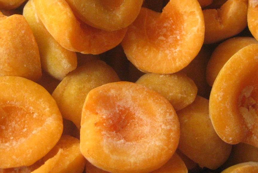 Foods of Frozen Apricot Halves