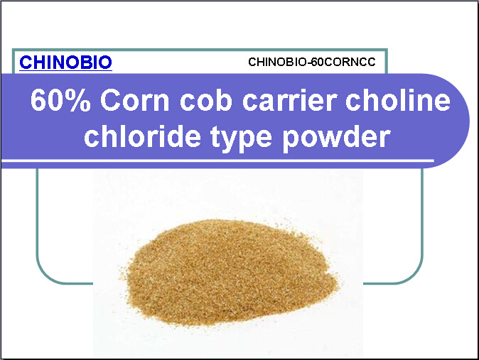 Feed Additive 60% Corn COB Carrier Choline Chloride Type Powder