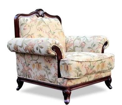 Top End Jacquard Floral Chenille Sofa Chair Cloth