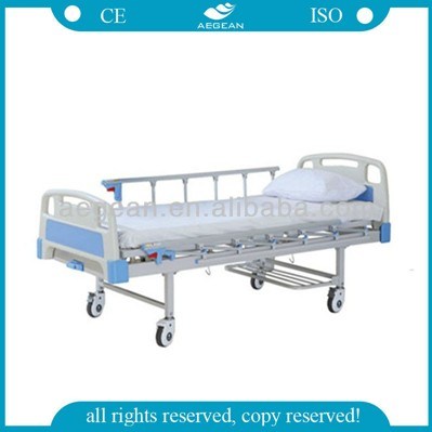 (AG-BYS203) 1-Crank Manual Power Coating Nursing Bed