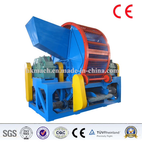 Automatic Double Shaft Waste Tire Shredder