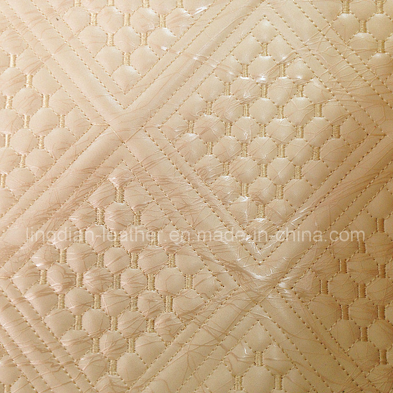PVC Bed Mattress Cover Leather (R323-4)