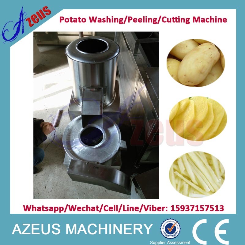 Kiwi Fruit Washing Peeling and Cutting Machine for Sale