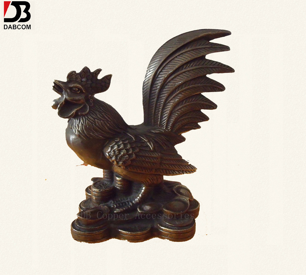Brass Animal Cock Carving Price