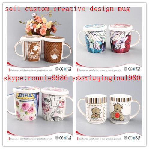 2015 Custom Design Full Printing Ceramic Christmas Mug
