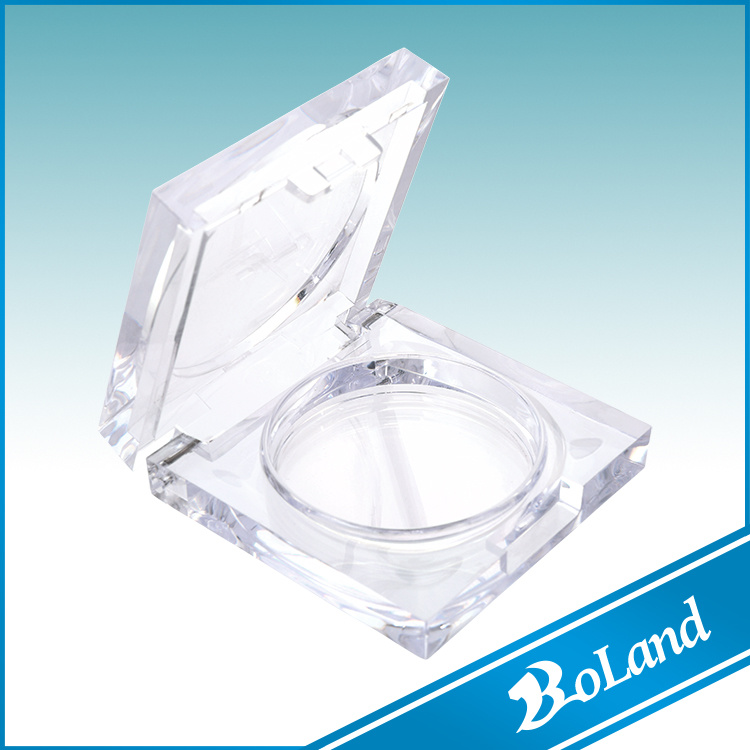 (D) 15g Plastic Cream Jar Pressed Powder Case for Packaging