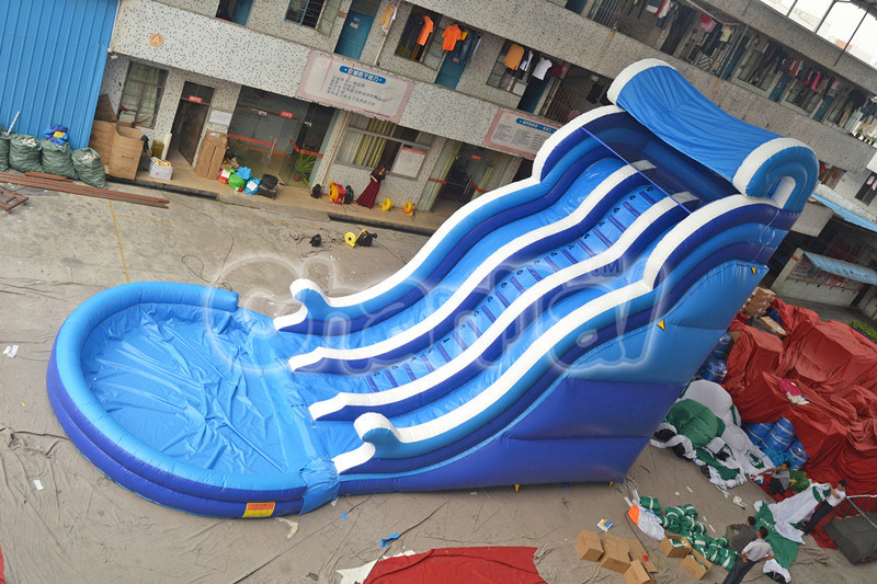 Blue Wave Inflatable Water Slide with Pool Chsl383