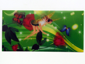 Promotional Gift Lenticular 3D Plastic Wallet
