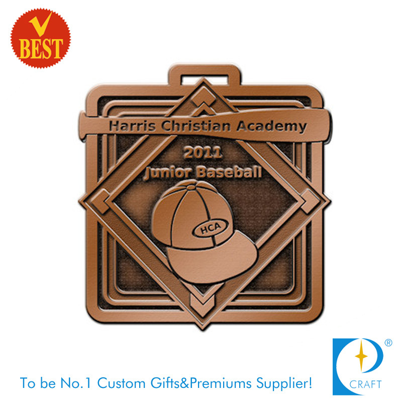 Custom Academy Baseball Logo Medal