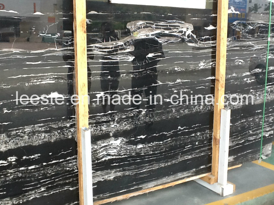 Popular A Grade Chinese Black Marble-Silver Dragon Marble on Promotion