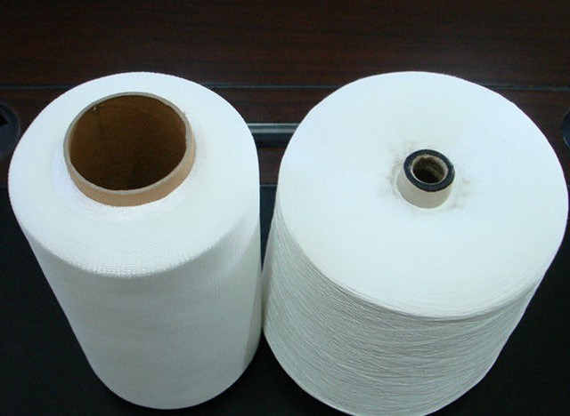 Raw White High Tenacity Polyester Filament Yarn & Embroidery Thread 100% Polyester Yarn