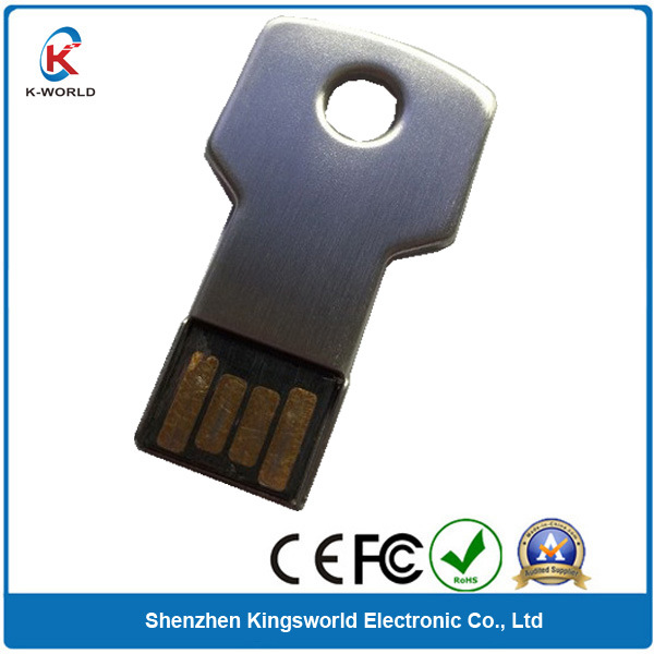 Silver Metal Key USB Flash Disk