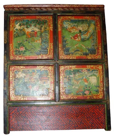 Tibetan Cabinet With Panels(Tfa111)