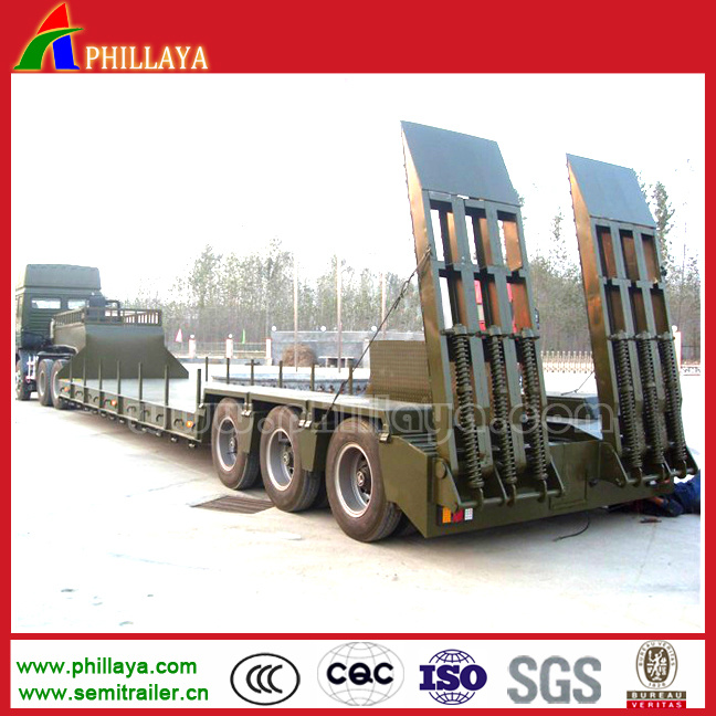 3 Axles Hydraulic Low Bed Trailer