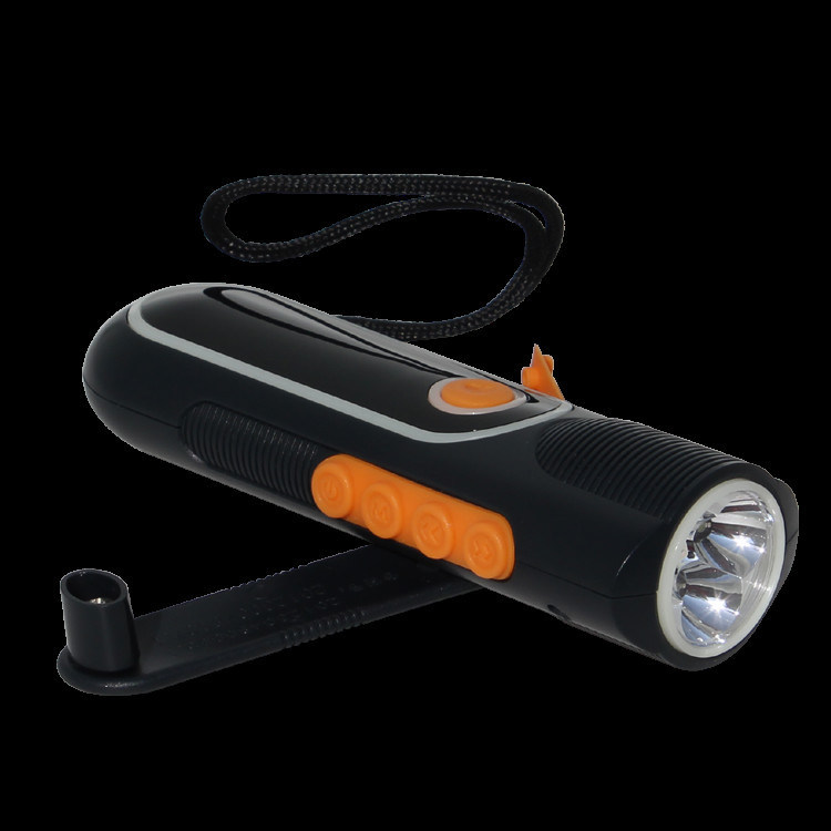 FM/Am Radio Dynamo LED Torch with Alarm and Compass Function