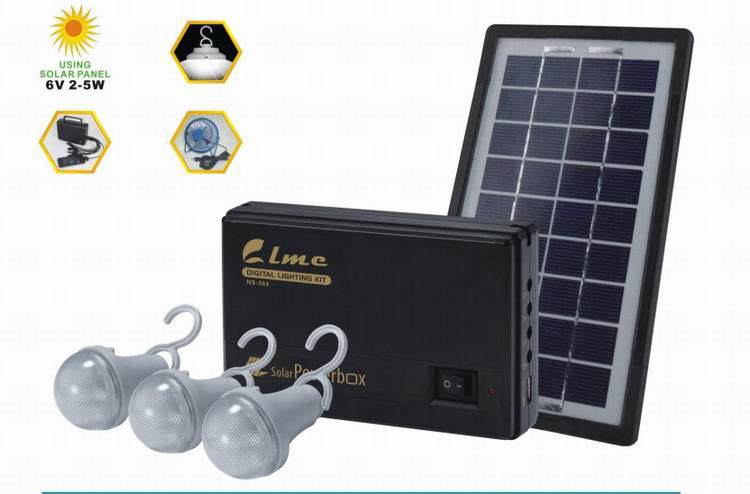 3W DC Rechargeable Emergency LED Solar Light