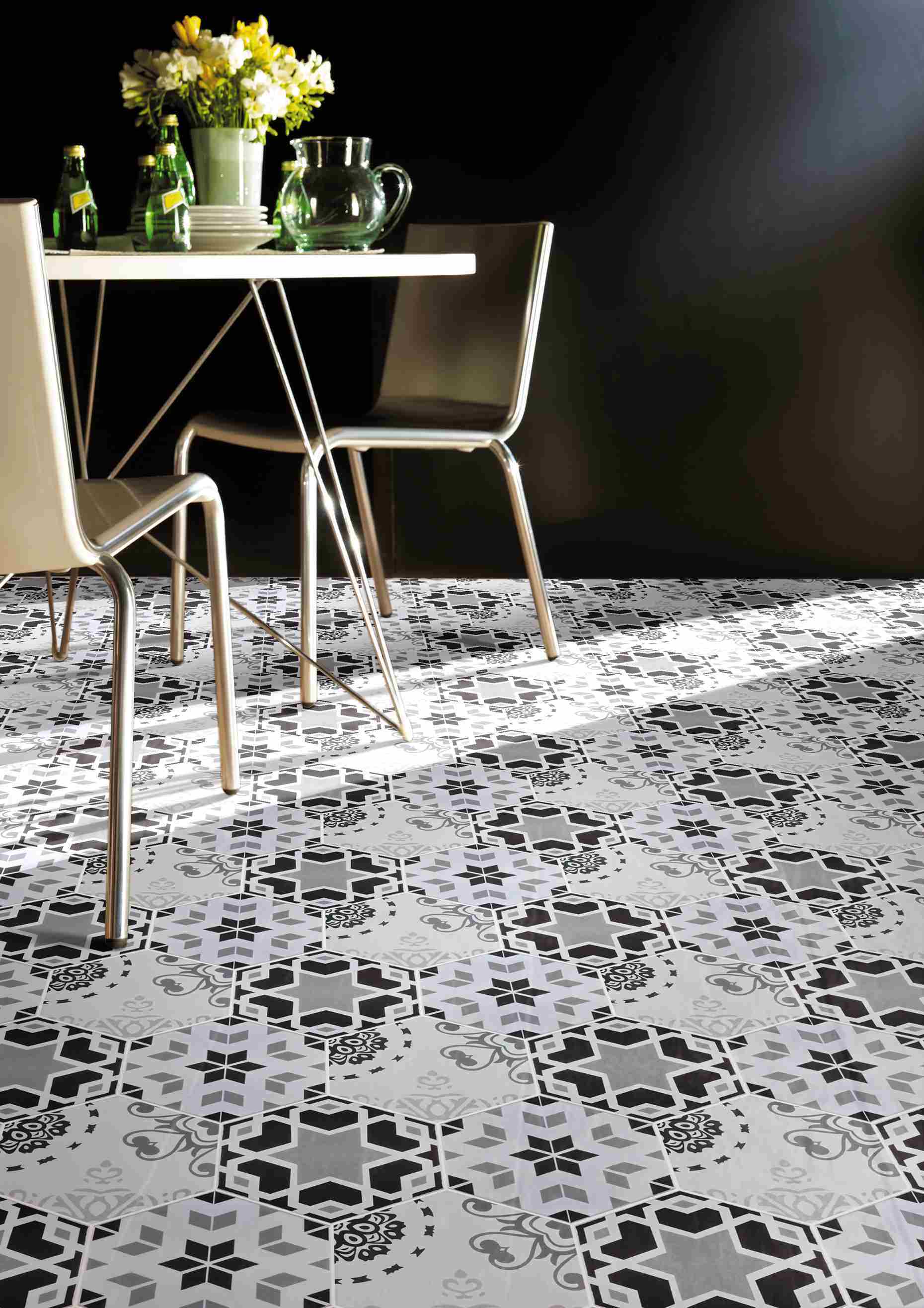Good Design Glazed Ceramic Hexagon Floor&Wall Tile/Lobby Decoration
