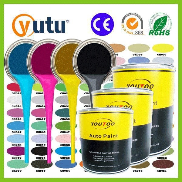 Yutu 2k Series Solid Colours Automotive Coatings Auto Paint