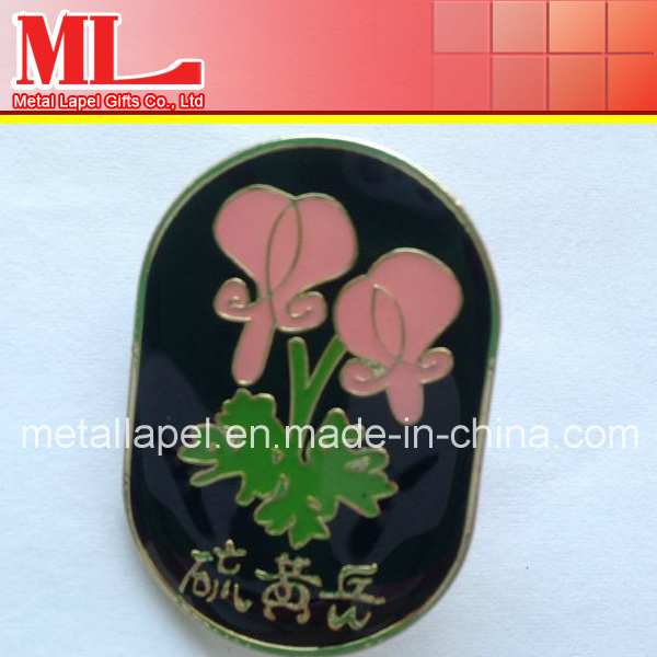 High Quality Custom Soft Enamel with Epoxy Dome Lapel Pins (MLB-081314-05)