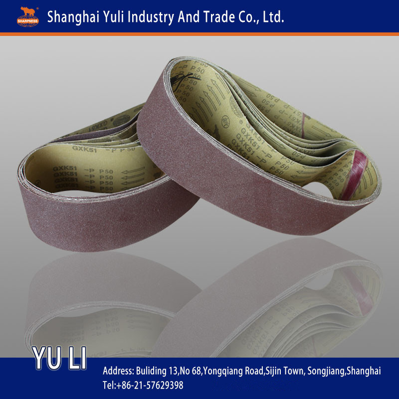 Sjl Aluminium Oxide Abrasive Belt/Metal Sanding Belt