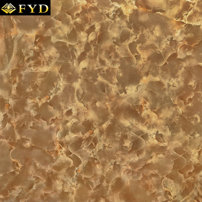Building Material Marble Look Gold Porcelain Stonetile (FQB2003)