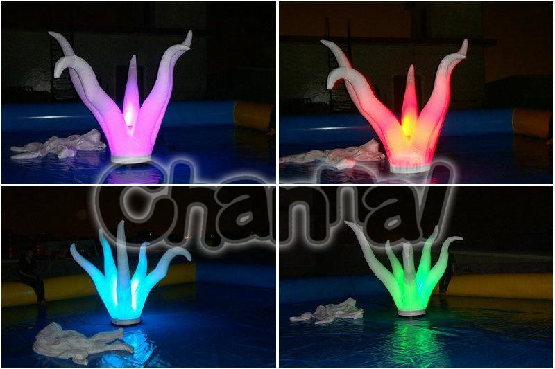 Colorful Lighting Inflatable Algae for Party Decoration Chad605