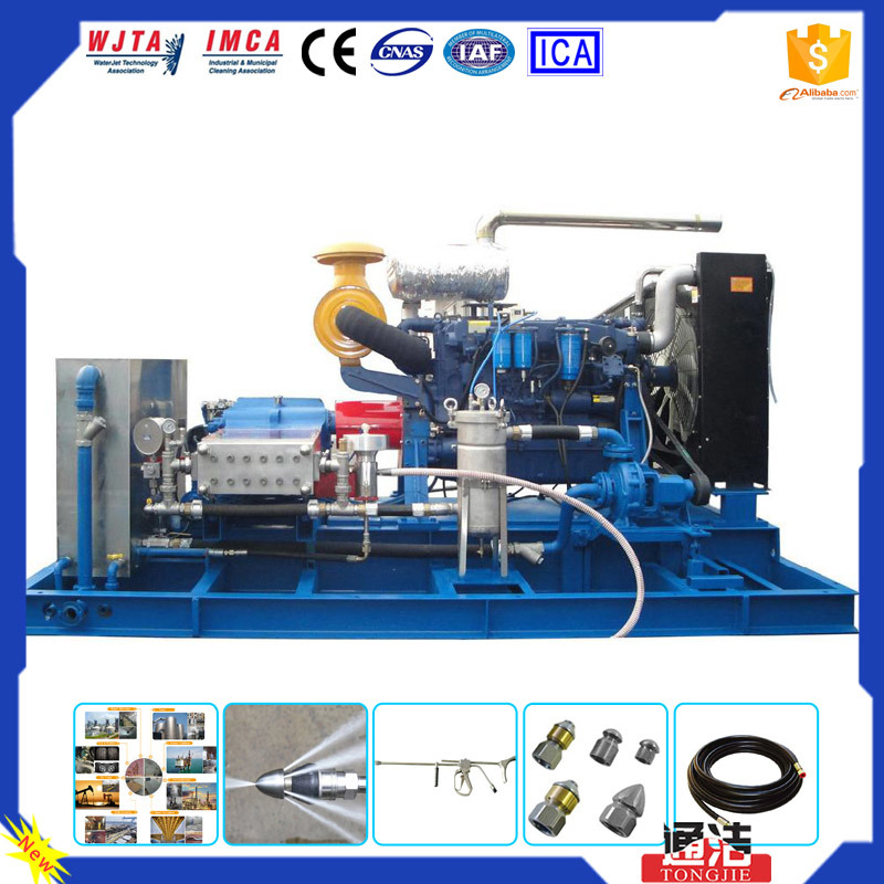 Diesel Driven Fixed High Pressure Water Jet Cleaning Machine