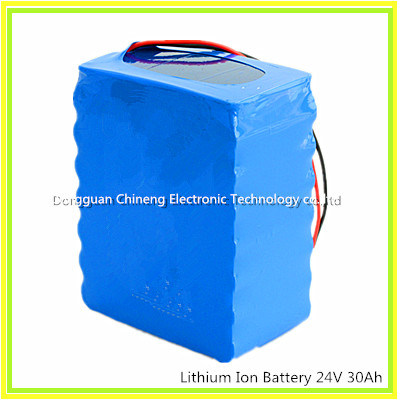 24V 30ah Lithium Ion Battery Pack with BMS