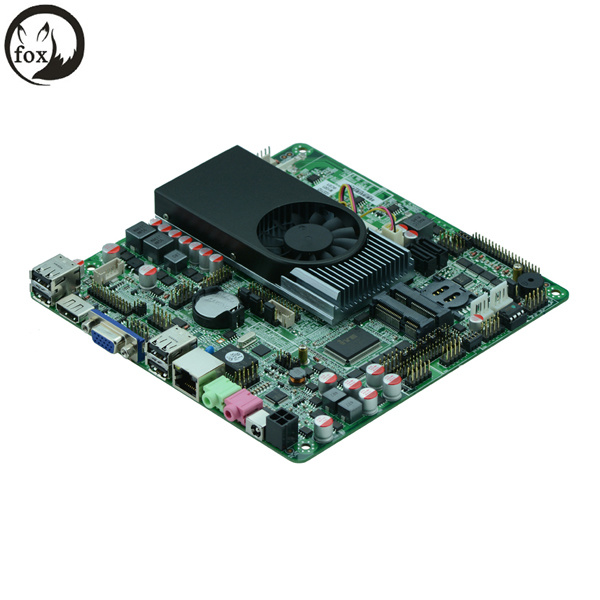 Industrial Thin Intel I3 3217u Embedded Linux Motherboard with Lvds /6*COM