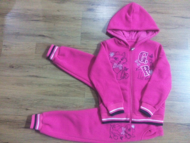 Winter Children Girl Sport Suit for Kids Clothes