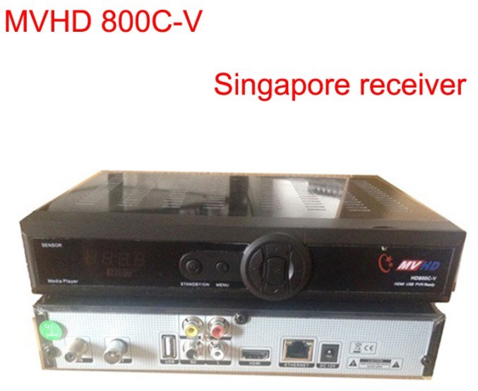 Satellite Receiver Software Mvhd800c Satellite for Singapore