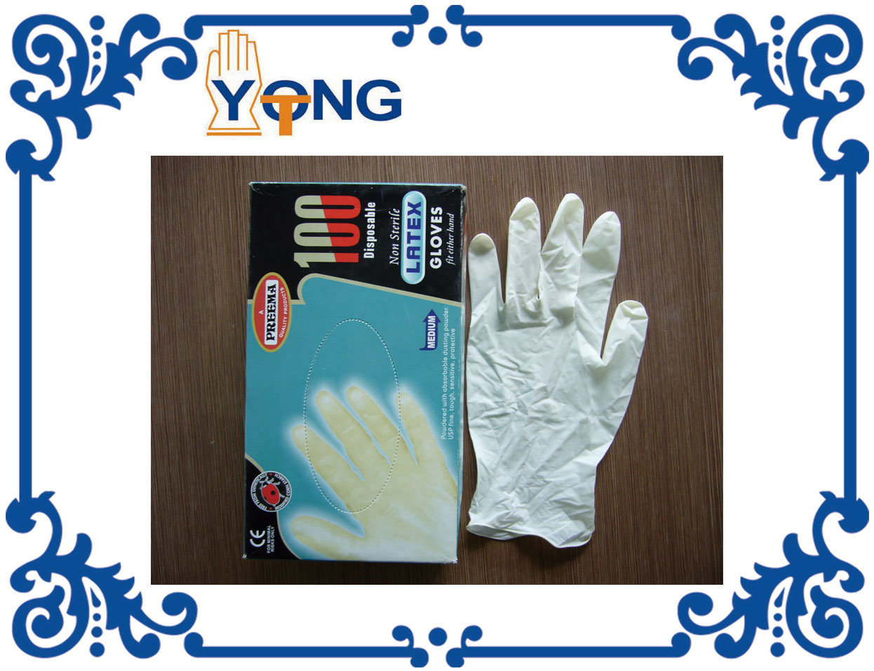 Disposable Glove Latex Glove Rubber Work Gloves