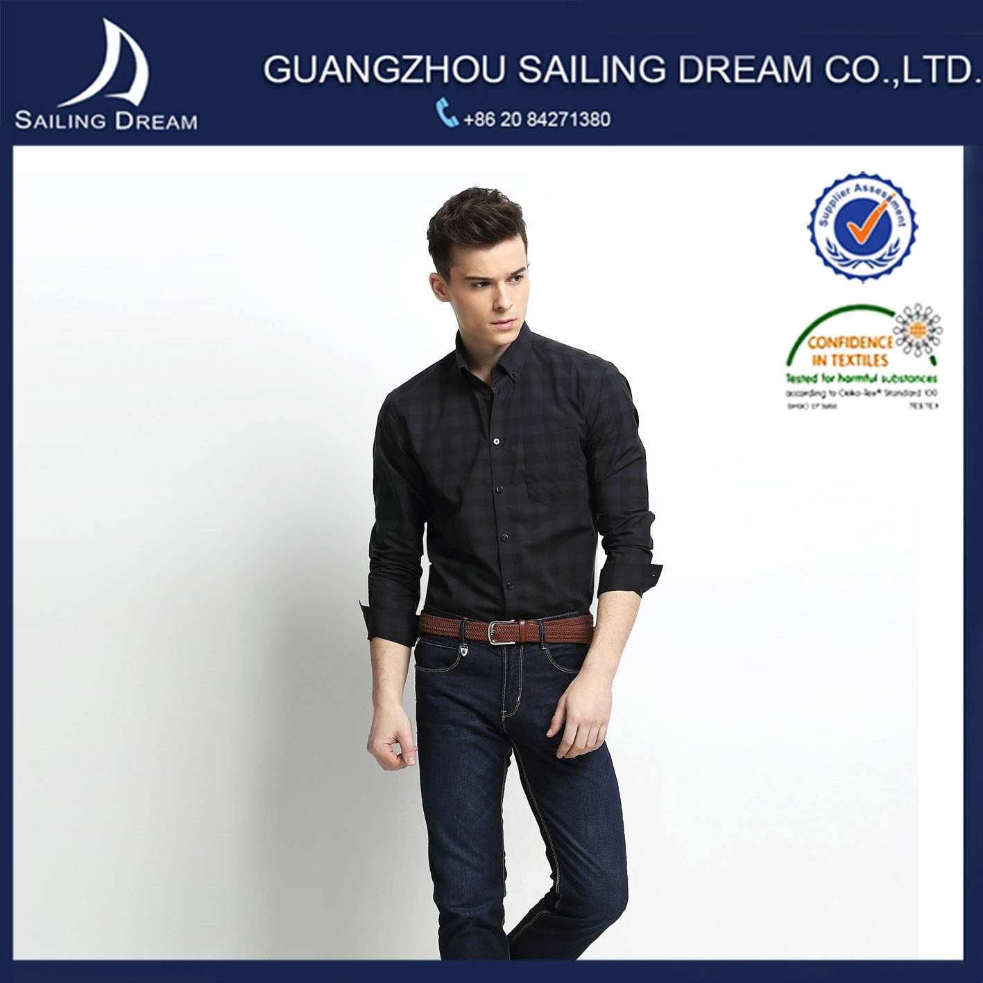 China Supplier Wholesale Bulk Sale Custom Cotton Shirts