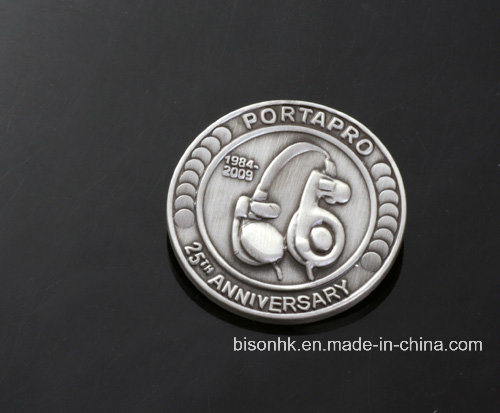 Folk Style Metal Souvenir Coin for Anniversary