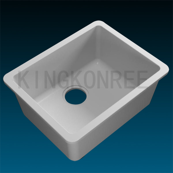 Conceret Color Solid Surface Resin Kithcen Undermount Sinks