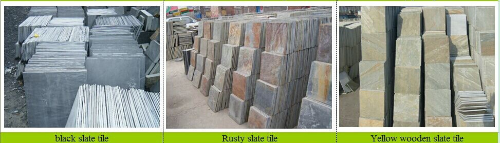 China Slate, Slate Tile, Rusty Slate, Yellow Slate, Black Slate, Stone, Natural Slate