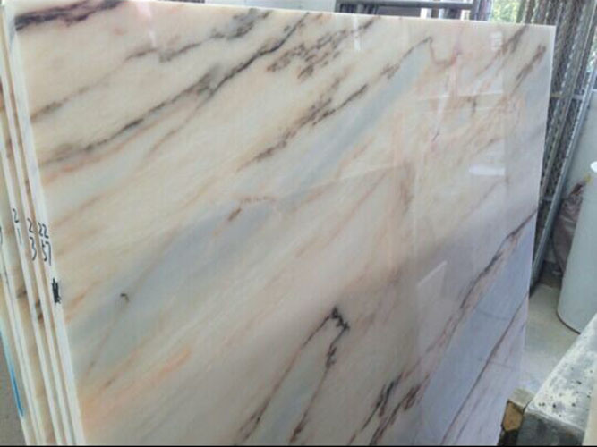 Chinese Polished White Jade Stone for Bathroom or Kitchen Top