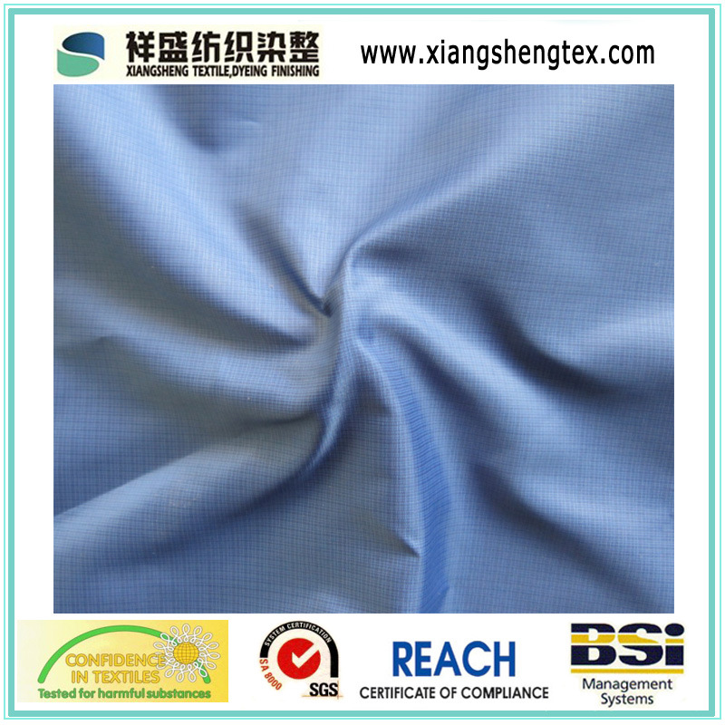 100% Polyester Rip-Stop Ultrathin Pongee Fabric for Down Garment