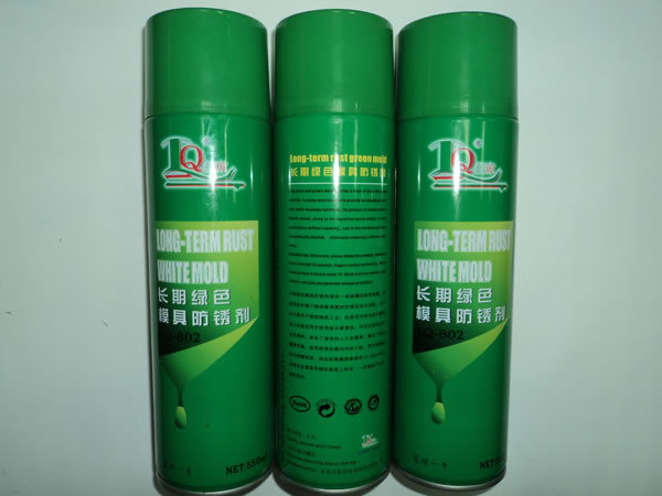 Green Color Anti-Rust Spray for Plastic Injection Molds