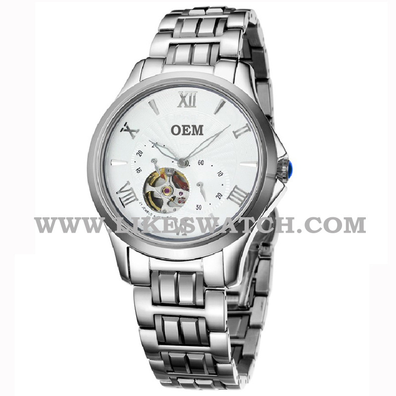 Fashion Tungsten Steel Automatic Watch (68047S-W)