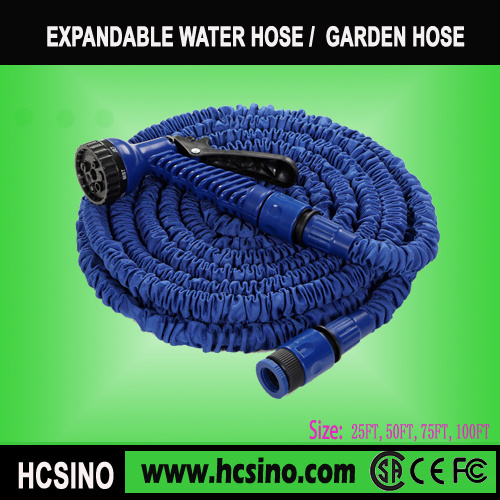 Factory Directly Sale 75ft Blue Color Garden Water Hose with Spray