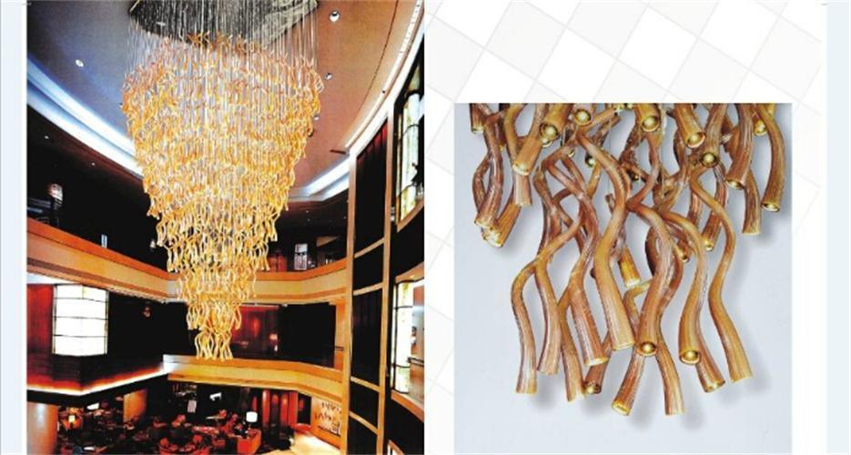 Blowing Glass Pendant Lighting Decoration for Hotel