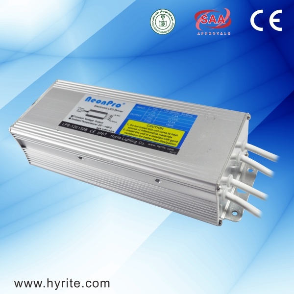 5/12/24V 150W PWM IP67 High Quality Switch Mode Power Supply