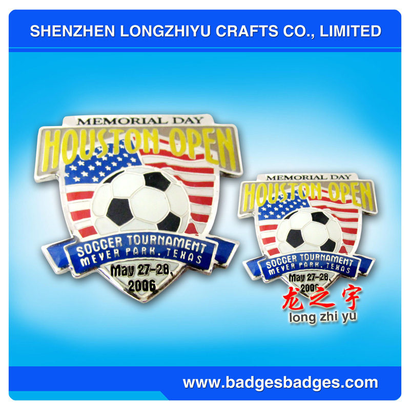 Metal Soccer Pin Badges (LZY-000063)